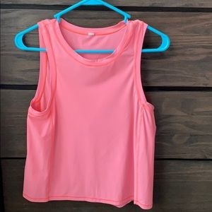 Lululemon Hot Pink Muscle Tank